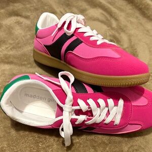 Madden Girl Fuchsia and Black Athletic Shoes
